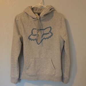 Fox Racing Womens Grey And Blue Hoodie Size Med.
